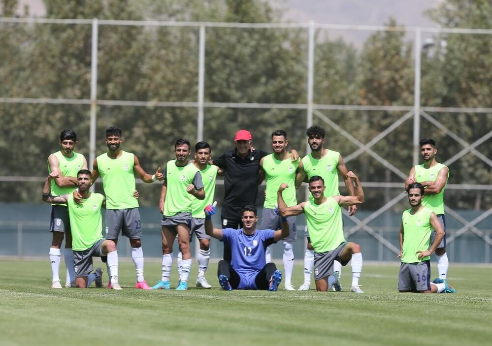 Team Melli World Cup warmup