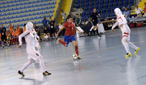 Costa Rica women’s futsal team beats Iran in the VI Women’s Futsal World Tournament